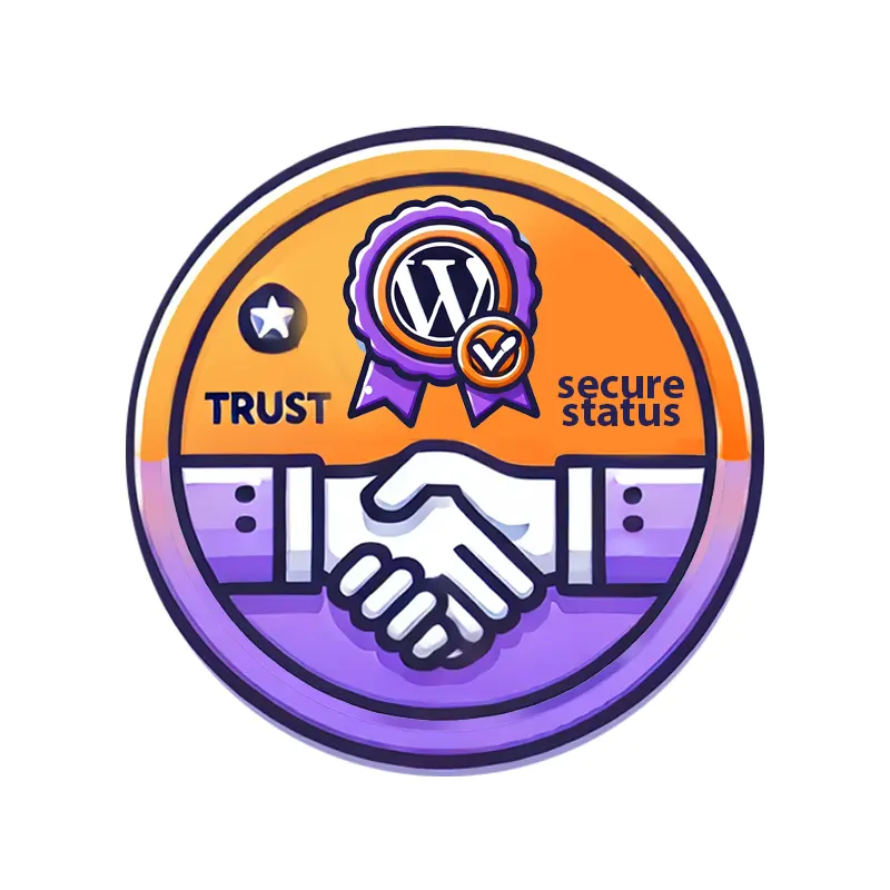 WPMC secure website badge and the Public Status Page