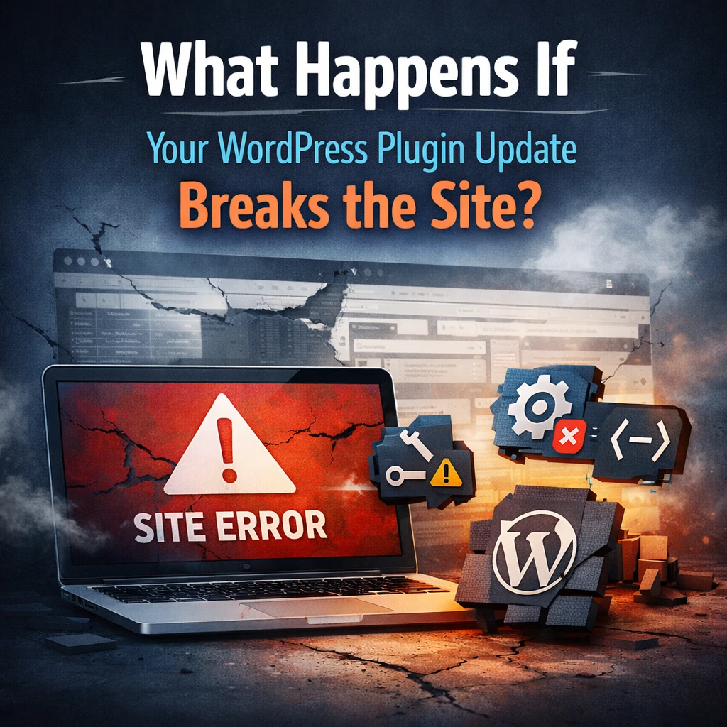 What happens if your WordPress plugin update breaks the site