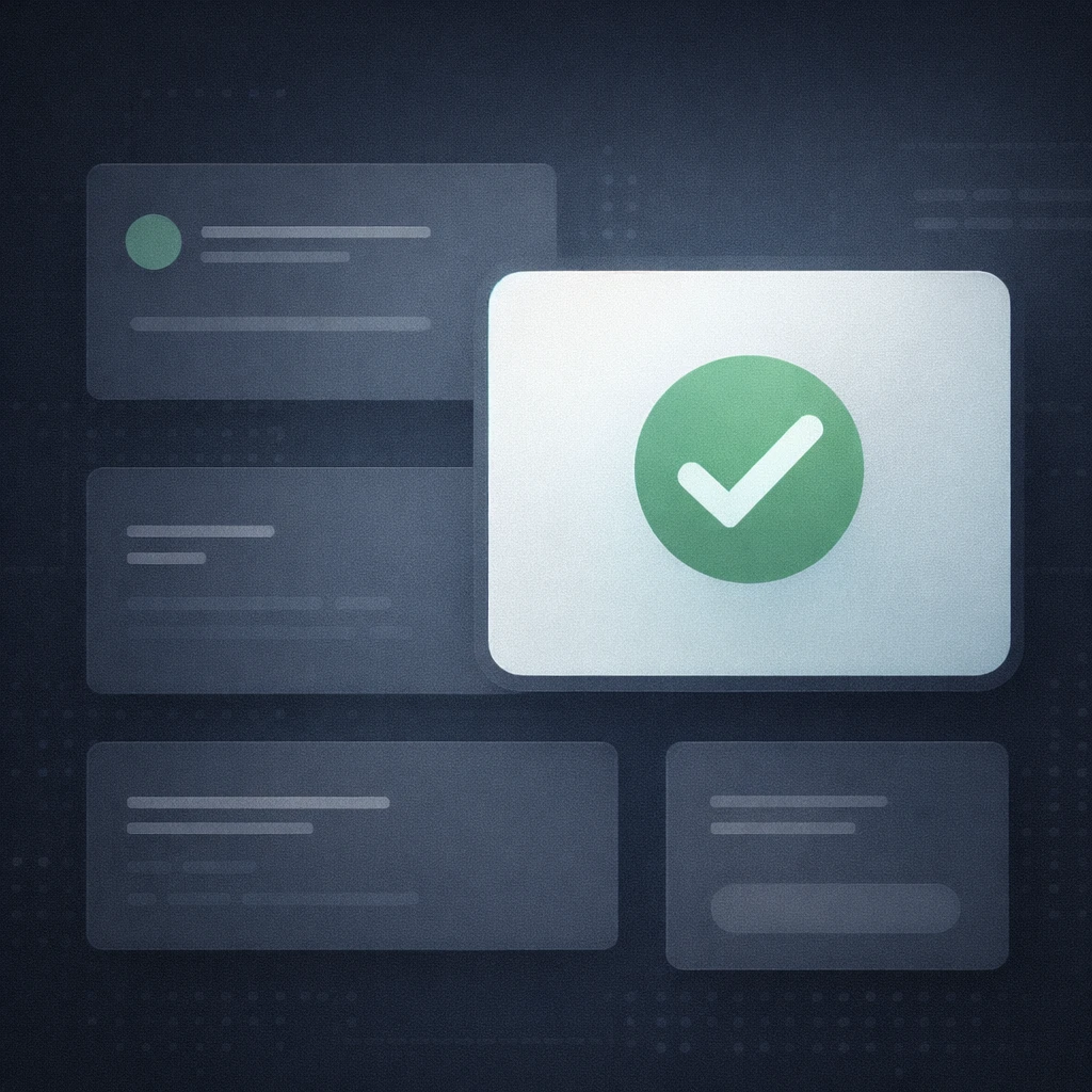 Reassurance is a feature, not a luxury