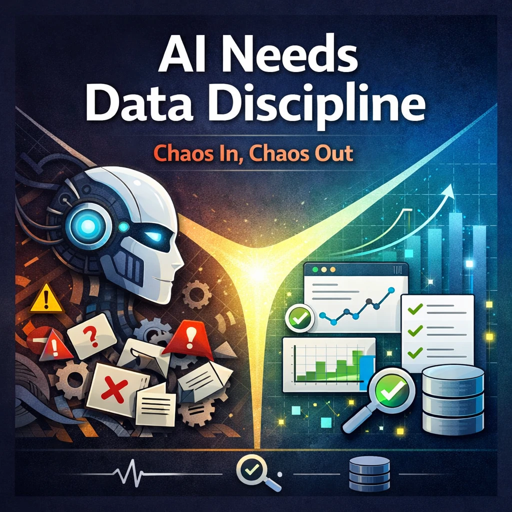 Why AI only becomes useful after data discipline