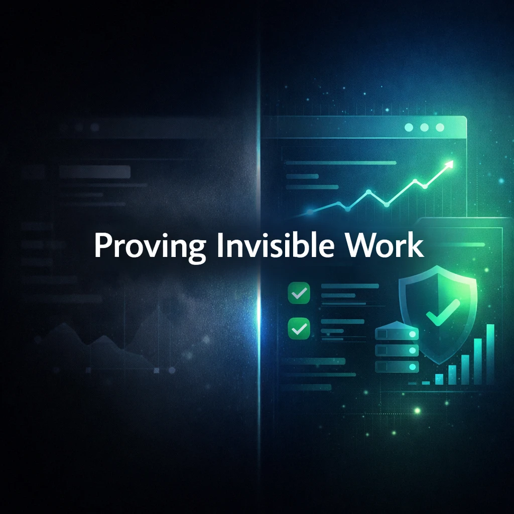Proving Invisible Work