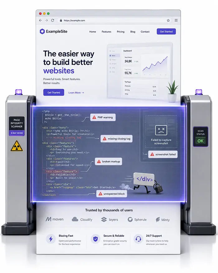 WPMissionControl visual diffs with AI analysis